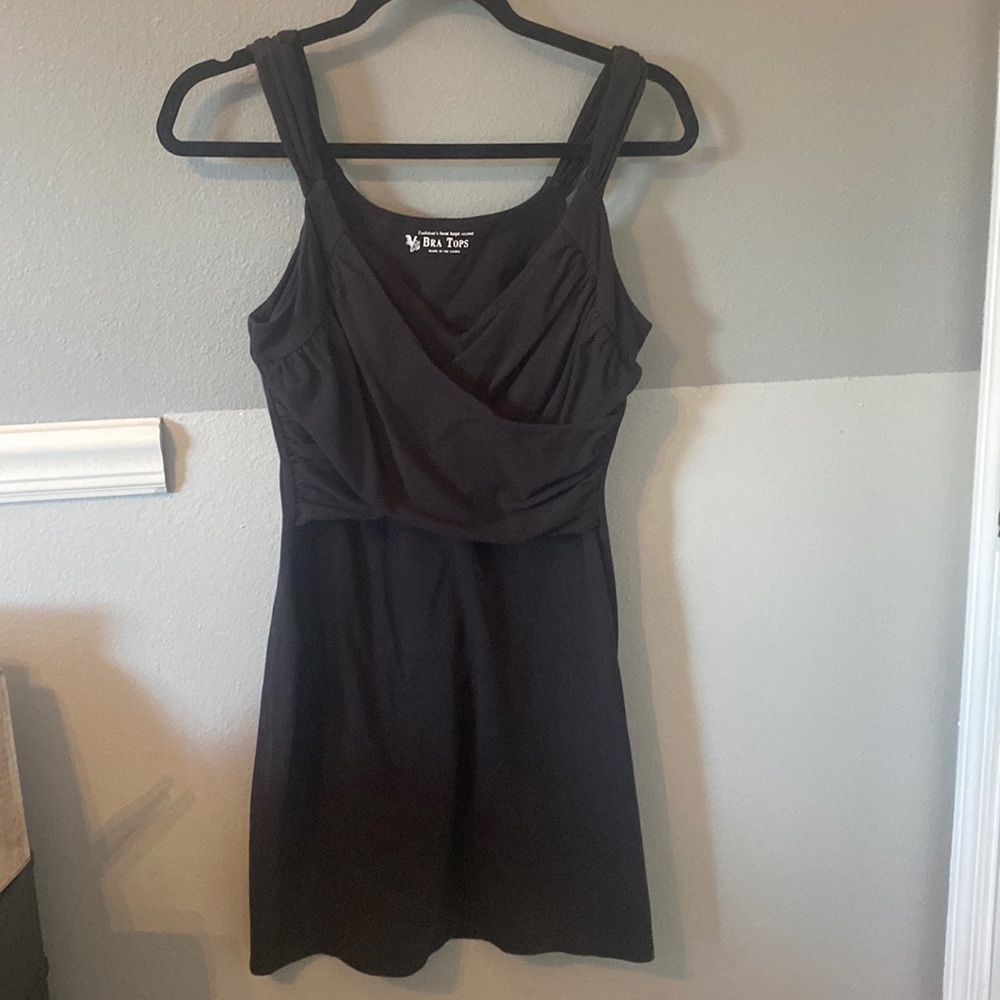 Black bra tops dress        #76